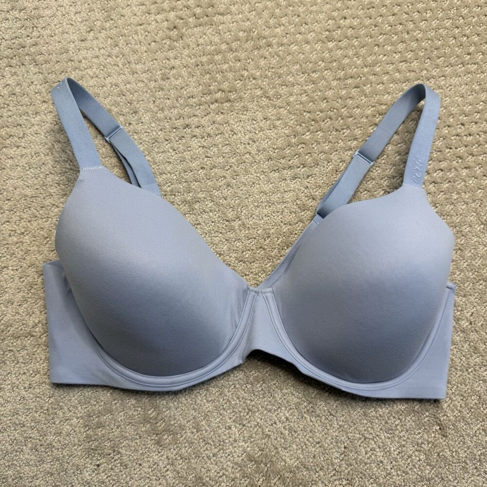 Aerie 38D Bra Blue Real Sunnie Full Coverage Underwire Back Closure T Shirt Bra